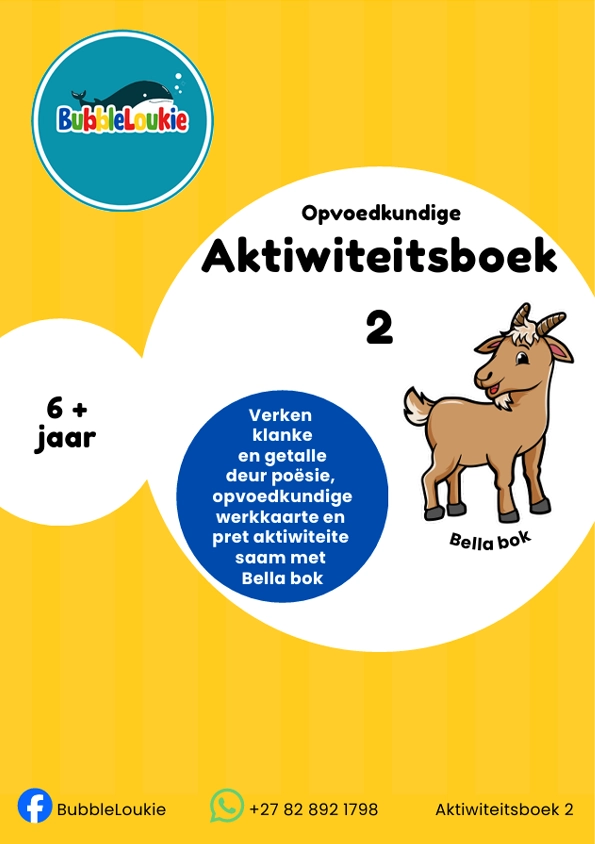 Bella Bok – Afrikaans Activity Book for Kids 6+ | R25