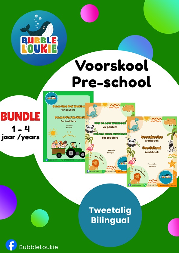 Pre-school Bundle - Ages 1 - 4 years - Bilingual